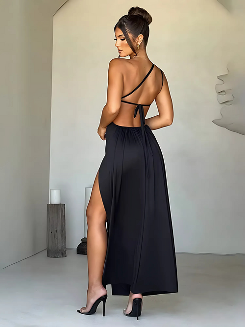 Lunvra Lace-up Backless Dress - LUNVRA