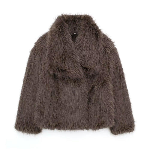 Lunvra Faux Fox Fur Coat - LUNVRA