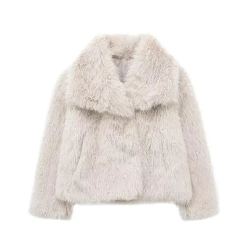 Lunvra Faux Fox Fur Coat - LUNVRA